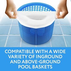 10 Pack Pool Spa Skimmer Basket Pre-Filter Saver Bag Fine Mesh Screen Socks