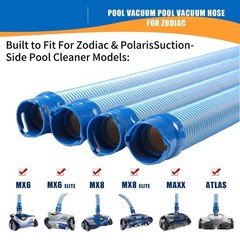 5PCS Fit Mx6 Mx8 Pool Cleaner Lock Hose Replacement Set Pool Cleaner Hose