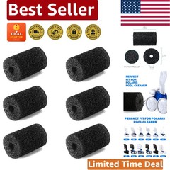 Economical 6 Pack Pool Cleaner Tail Scrubbers – Reusable for Polaris Systems