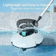 WYBOT S2 Solar Wall Climbing Robotic Pool Vacuum for Inground Pools Pool Cleaner