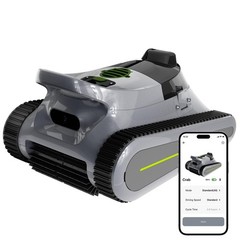 Cordless Robotic Pool Cleaner, Pool Vacuum 180W Brushless Motor, 45000Pa Suction