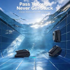 CP20 Cordless Robotic Pool Vacuum Cleaner Wall-Climbing Above & In-Ground Pools