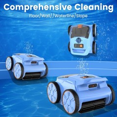 CORDLESS Robotic Pool Cleaner, Pool Vacuum for Inground Pools (2025 Upgraded)