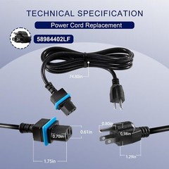Power Cord 58984402LF for Maytronics Dolphin Pool Cleaners Power Supply Devices