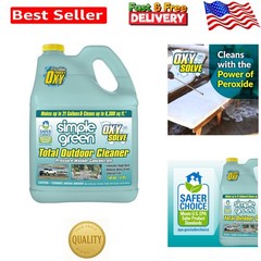 Eco-Friendly Oxy Solve Total Outdoor Cleaner – Cleans 6,400 sq. ft. Effortlessly