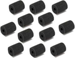 Durable Pool Cleaner Sweep Hose Scrubber Set – 12 Pack for Zodiac Compatibility