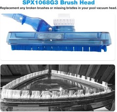 Pool Vacuum Brush Head Replacement for Hayward SP1068 SP1069 3 Pack