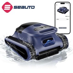 (2026 Upgrade) Cordless Robotic Pool Cleaner Wall Waterline Cleaning App Support