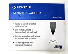 Pentair Rainbow Swimming Pool or Spa Mini-Vac Model #204