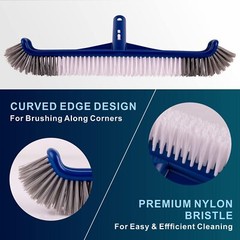 Pool Brush 17.5 » Pool Brush Head For Inground Pools & Aboveground Pools Durable