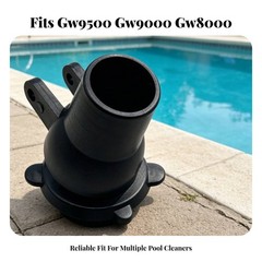 Pool Hose Swivel Flared Base Rotating Pool Cleaner Connector Mounting Tabs