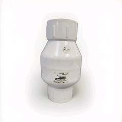 2&Prime; PVC Spring Check Valve, Flo-Control 1011-20, 2lb Spring 2&Prime; Slip x 2&Prime; Slip