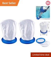 Microfilter Sand & Silt Bags Made with Durable Nylon – 2 Pack for Pool Vacuums