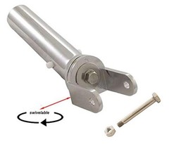 Swimming Pool Chrome Plated Metal Swivel Vacuum Head Handle with Stainless