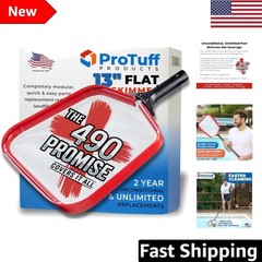 Effortless Pool Cleaning – ProTuff Skimmer Net with 2- Replacement Promise