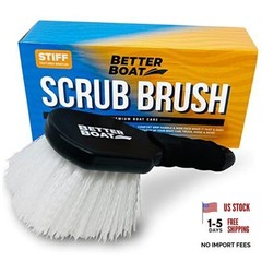 Stiff Hand Scrub Brush Heavy Duty Tire and Wheel Cleaning Tool, Short Handle