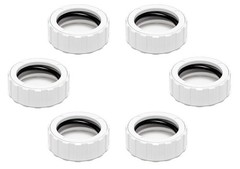 ATIE 360 Pool Cleaner Feed Hose Nut 9-100-3109 Replacement Fits 6 Pack, White