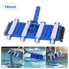 14&Prime; Flexible Swimming In-Ground Pool Vacuum Head with Swivel Hose Connection US