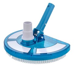 USP Pool Vacuum Brush Head Curved Half Moon Body 10×7&Prime; Swivel Connect VH-709