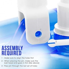 Weighted Transparent Triangular Pool Vacuum Head with Swivel Hose Connection and