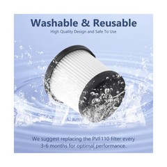 PVF110 Filter Replacement for Black and Decker Handheld Pivot Vacuu… Fast Ship