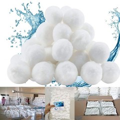 Premium Fiber Filtration Media for Swimming Pool Sand Filters 200g 1000g