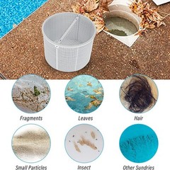 Swim Pool Skimmer Replacement 7*7*5inch ABS Compatible Non-Floating Durability