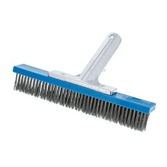 10&Prime; Stainless Steel Pool Brush Head for Inground Pools – Metal Wire Bristles, Re