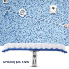 Pool Brush Head for Cleaning Pool Wall, Inground/Above Ground Pool Scrub Brushes