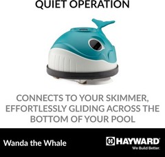 W3900 Wanda the Whale Above-Ground Suction Pool Cleaner for Any Size Pool