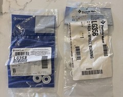 PENTAIR LETRO JET VAC WHEEL BEARINGS, LOT OF 2 POOL CLEANER PARTS LG35B