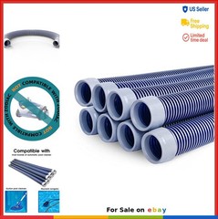 Swimming Pool Vacuum Cleaner Hose 1.5 Inch 8 Piece 24 Feet Extension Replacement