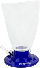 Poolmaster 28300 Big Sucker Manual Swimming Pool Debris Leaf Vacuum ~ Blue