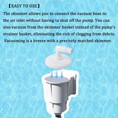 6&Prime; Pool Skimmer Vacuum Plate Fit for Hayward Swimming Pool Skimmer SP1090, SP…