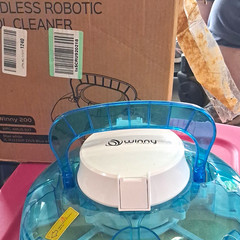 Winny 200 Cordless Robotic Pool Cleaner Blue/White Plastic MPN WPC-AMJS-027