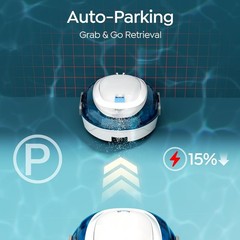 Letexpool S2 Cordless Robotic Pool Vacuum for Above Ground Pools