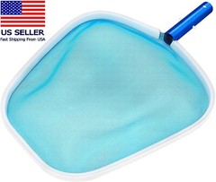 Swimming Pool Cleaning Leaf Skim Mesh Net Leaf Skimmer Pond Rake Debris Removal