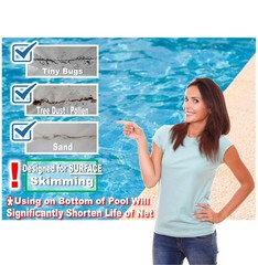 Fine Mesh Pool Net Skimmer Insert Transforms Any Deep Net Into Accessories 1PC