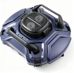 Cordless Pool Vacuum for above Ground & Inground Pools, 120 Min Runtime Robotic
