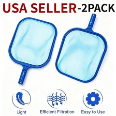 2X Supply Professional Swimming Pool Leaf Skimmer Net – Ultra Fine Mesh Netting