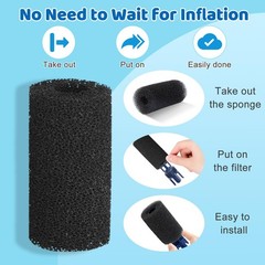 30PCS Hose Tail Scrubber Foam Sponges for Polaris Pool Cleaners 1803900