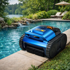 2026 Cordless Robotic Pool Cleaner Wall Climbing Pool Vacuum for Inground Pools