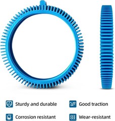 Fast Install 2-Pack Replacement Tires for Poolvergnuegen & Hayward Models