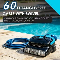 9995862 60ft Cable for Dolphin Nautilus CC Plus (Non-WiFi) w/ Swivel & Floats