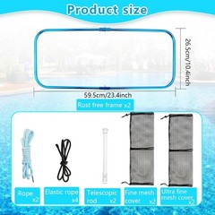 Anti-Rust Swimming Pool Skimmer Guard Net for Vinyl Pools