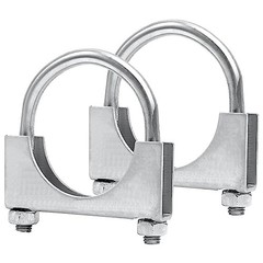 6 inch Heavy Duty U-Bolt Exhaust Clamp for OD Exhaust Tail Pipe Diameter, 6&Prime;
