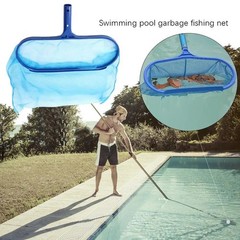 Pool Skimmer Net Heavy Duty Leaf Rake Cleaning Tool Fine Mesh Net Bag Catcher