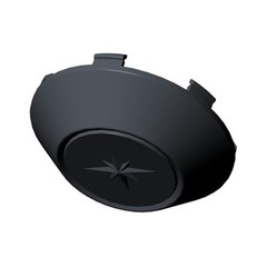 RZR Flush Rim Center Cap, Flash Black, Genuine OEM Part 1523153-655, Qty 1