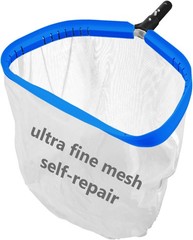 17.5 » Ultra Fine Mesh Pool Skimmer Net Rake for Sand Silt Pollen Debris – Super