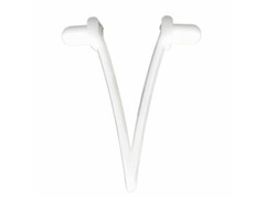 WHITE DELRIN PLASTIC SPRING CLIP {heavy duty} (VAL-PAK PRODUCTS – V50-111)